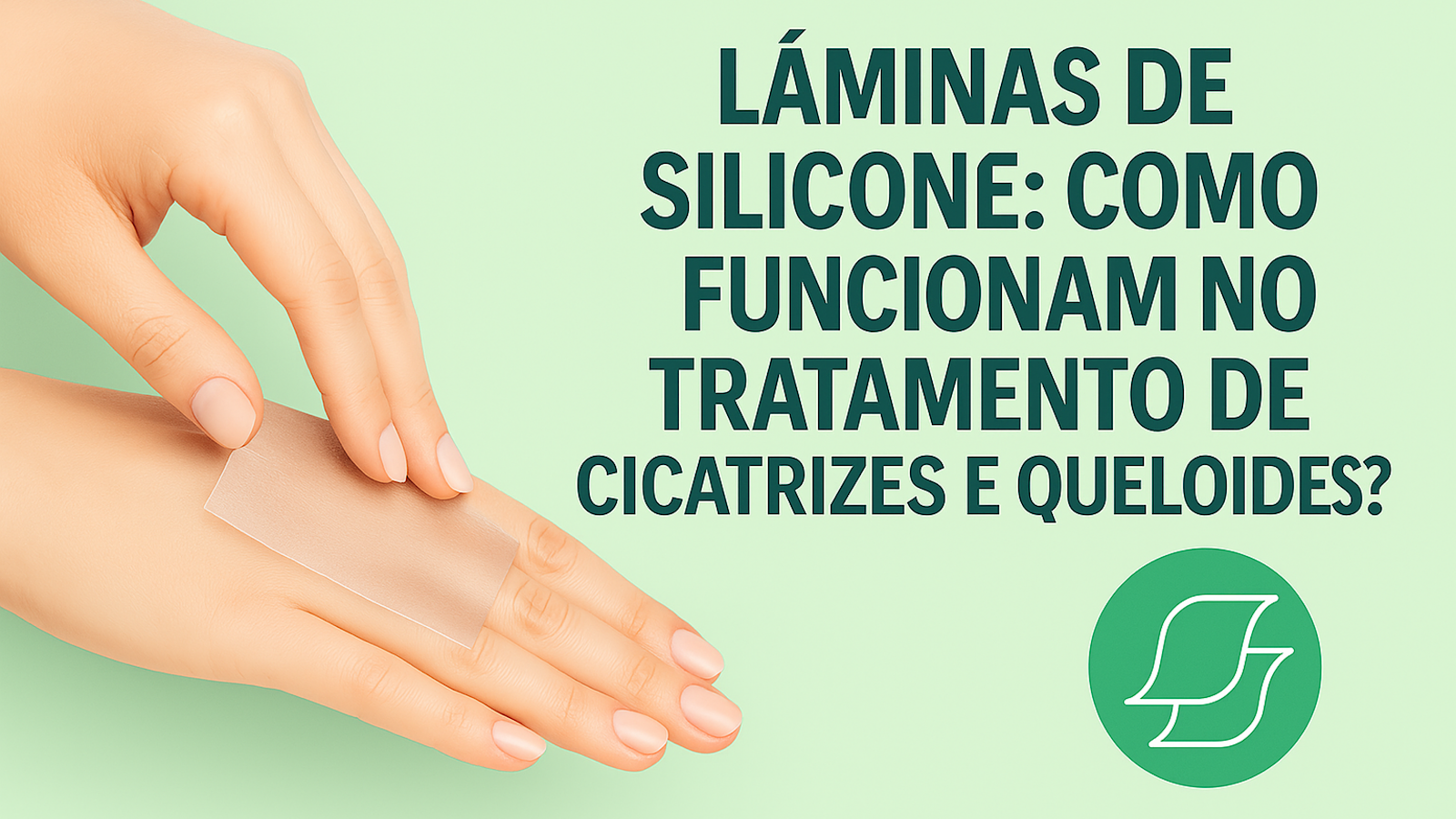 Como a lâmina de silicone pode ajudar na cicatrização?